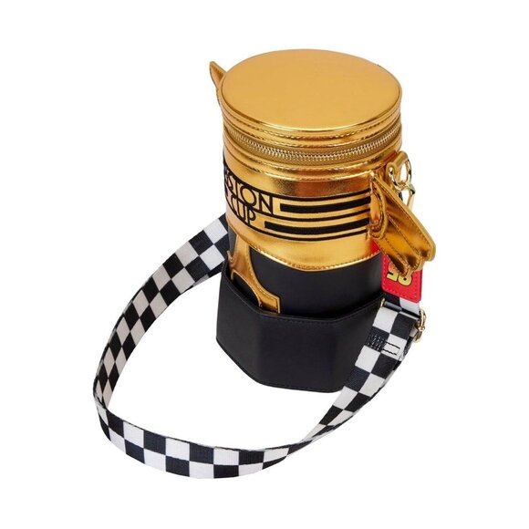 COPY - NWT Loungefly Cars Piston Cup Trophy Crossbody Bag Lightning McQueen SALE - Picture 6 of 11